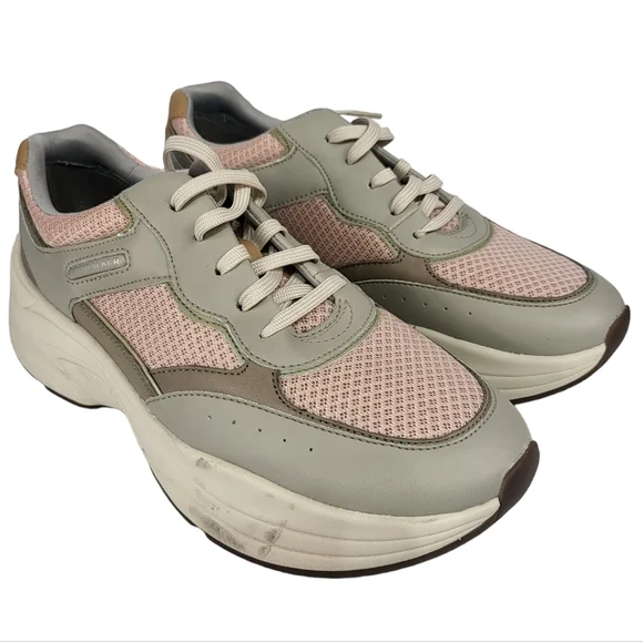 Rockport Prowalker Lace-up Sneakers Pink 7.5 - Picture 2 of 4